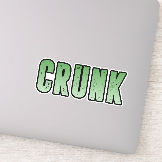 Crunk, Grappig slang woord Sticker (Detail)