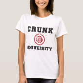 crunk university hyphy beweging t-shirt (Voorkant)