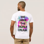 CrunkWorld Officieel T-shirt (Achterkant volledig)