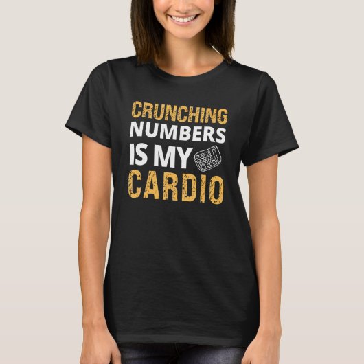 Crunning Numbers is mijn account van radioaccounta T-shirt (Voorkant)