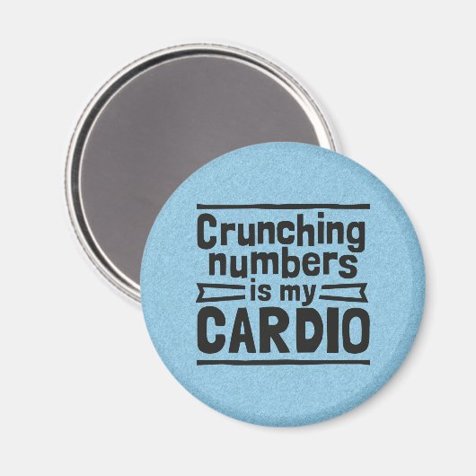 Crunning Numbers is mijn hart Magneet (Voorkant / Achterkant)