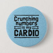 Crunning Numbers is mijn hart Ronde Button 7,6 Cm (Voorkant)