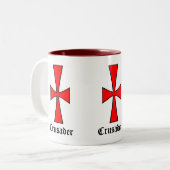 Crusader aanpasbare koffie mok (Voorkant links)