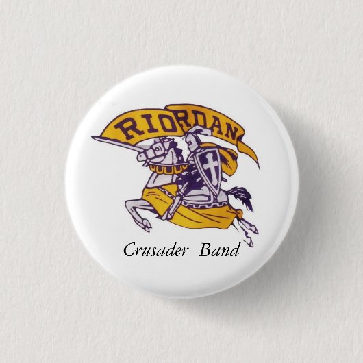Crusader Band-Button Ronde Button 3,2 Cm (Voorkant)