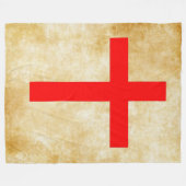 CRUSADER CROSS FLEECE DEKEN (Voorkant (Horizontaal))