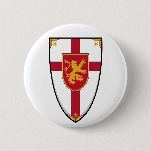 Crusader Knachten Shield Button (Voorkant)