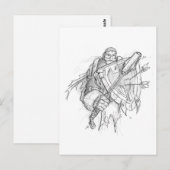Crusader Knight Briefkaart (Voorkant / Achterkant)