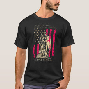 Crusader Knight Templar Warrior of God America Fla T-shirt