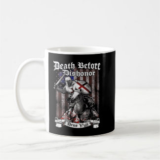 Crusader Knight Templar Warrior of God Ik vrees da Koffiemok