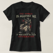 Crusader Knight Templar Warrior of God is eerlijk T-shirt (Design voorkant)