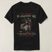 Crusader Knight Templar Warrior of God is eerlijk T-shirt (Design voorkant)