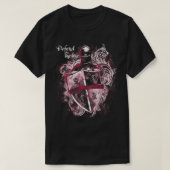 Crusader Knight Templar Warrior of God vecht tegen T-shirt (Design voorkant)