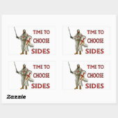 CRUSADER RECHTHOEKIGE STICKER (Vel)