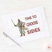 CRUSADER RECHTHOEKIGE STICKER (Envelop)