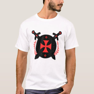 Crusader Templar Emblem Knight Order T-shirt