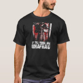 Crusader The Good is unangst Fight Evil Knight T T-shirt (Voorkant)