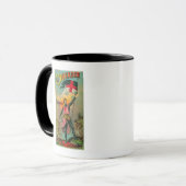 Crusader Tobacco Label Petersburg, VA Mok (Voorkant links)