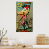 Crusader Tobacco Label Petersburg, VA Poster (Keuken)