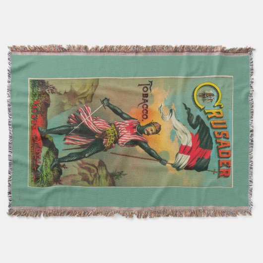 Crusader Tobacco LabelPetersburg, VA Deken (Voorkant)