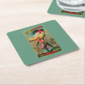 Crusader Tobacco LabelPetersburg, VA Kartonnen Onderzetters (Schuin)