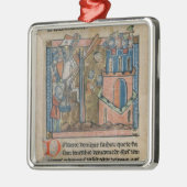 Crusaders bombarderen Nicaea met koppen in 1097 Metalen Ornament (Links)