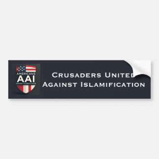 Crusaders United Against Islamification Bumpersticker