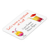 Cruse deur Stateroom Magnet Drinken Cocktails Magneet (Linkerzijde)