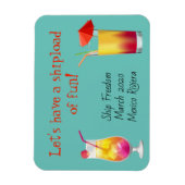 Cruse deur Stateroom Magnet Drinken Cocktails Magneet (Verticaal)