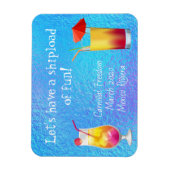 Cruse deur Stateroom Magnet Drinken Cocktails Magneet (Verticaal)