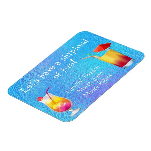 Cruse deur Stateroom Magnet Drinken Cocktails Magneet (Linkerzijde)