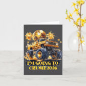 Crush 2026 Monster Truck New Year Party Countdown  Kaart (Gele Bloem)