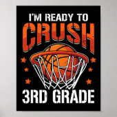Crush 3rd Grade Basketbal Terug naar School Boys K Poster (Voorkant)
