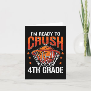 Crush 4th Grade Basketbal Terug naar School Boys K Kaart