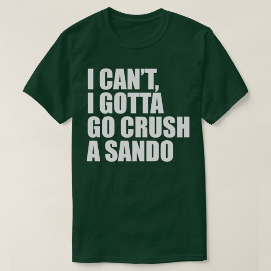 Crush a Sando T-shirt (Design voorkant)