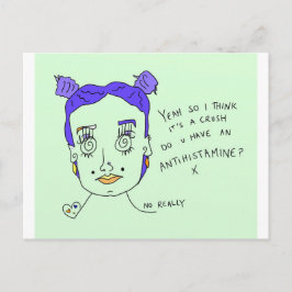 Crush | Afdrukken Briefkaart | #overhear