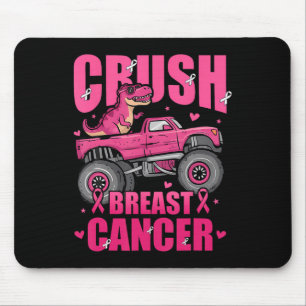Crush Borstkanker Awareness Monster Truck Roze R Muismat
