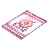 Crush Borstkanker Awareness Month Roze lint Notitieboek (Linkerzijde)