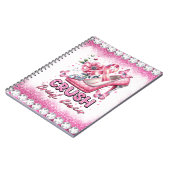 Crush Borstkanker Awareness Month Roze lint Notitieboek (Linkerzijde)