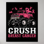 Crush Borstkanker Awareness Truck Roze Kinder Todd Poster (Voorkant)