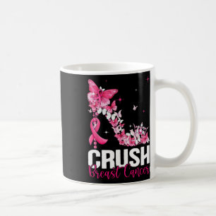 Crush Borstkanker Bewustzijn Bling Pink Ribbon Wo Koffiemok