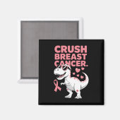 Crush Borstkanker Bewustzijn Maand Magneet (Voorkant / Achterkant)