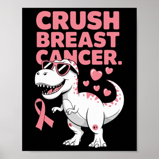 Crush Borstkanker Bewustzijn Maand Poster (Voorkant)