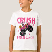 Crush borstkanker bewustzijn Monster Truck Hallow T-shirt (Voorkant)