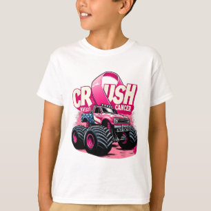 Crush Borstkanker Truck Borstkanker Awareness T-shirt