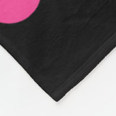 Crush Cancer Boxing Pink Ribbon Borstkanker Award Fleece Deken (Hoek)