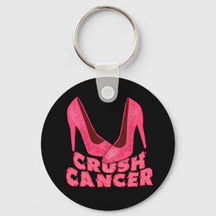 Crush Cancer met Stilettos Sleutelhanger