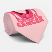 Crush Cancer met Stilettos Stropdas (Opgerold)
