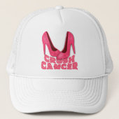 Crush Cancer met Stilettos Trucker Pet (Voorkant)