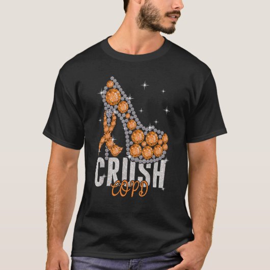 Crush COPD Twinkle Lint Ondersteuning T-shirt (Voorkant)
