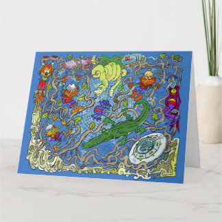 Crush design, op een wenskaart. kaart